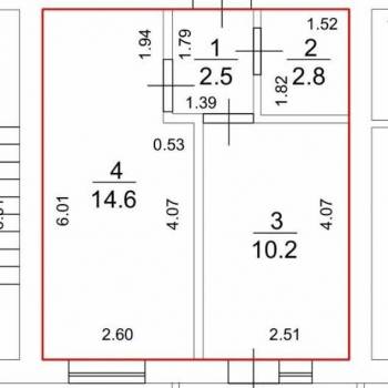Продается 1-комнатная квартира, 34 м²