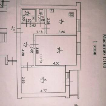 Продается 2-х комнатная квартира, 46,5 м²