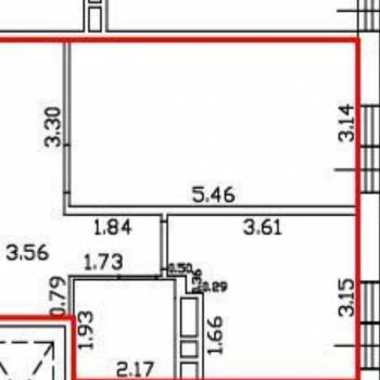 Продается 1-комнатная квартира, 46 м²