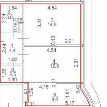 Сдается 1-комнатная квартира, 47,4 м²