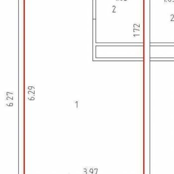 Продается 1-комнатная квартира, 25 м²