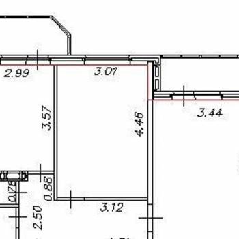 Продается 2-х комнатная квартира, 52,9 м²