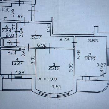 Продается 2-х комнатная квартира, 87,8 м²