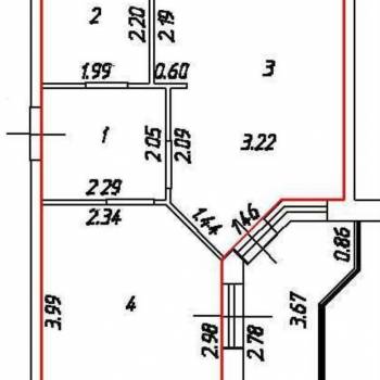 Продается 1-комнатная квартира, 39,2 м²