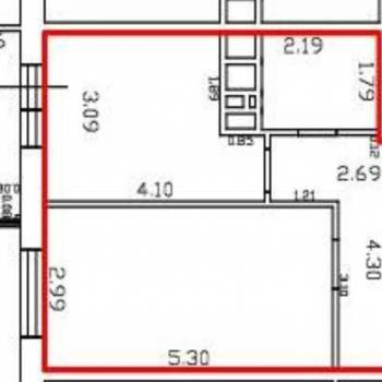Продается 1-комнатная квартира, 40 м²
