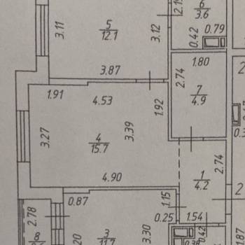 Сдается 2-х комнатная квартира, 54 м²