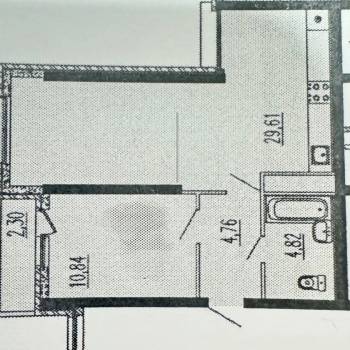 Продается 2-х комнатная квартира, 52,3 м²