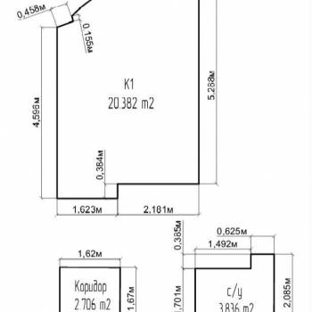 Сдается 1-комнатная квартира, 27 м²