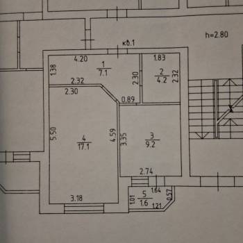 Продается 1-комнатная квартира, 37 м²