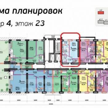 Сдается 1-комнатная квартира, 45 м²