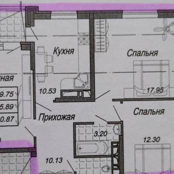 Продается 3-х комнатная квартира, 81 м²