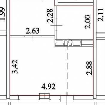 Продается 1-комнатная квартира, 26 м²