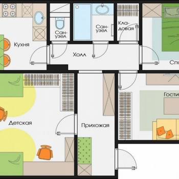 Сдается Многокомнатная квартира, 69 м²