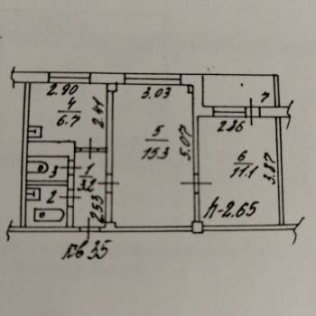 Продается 2-х комнатная квартира, 40,9 м²