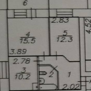 Продается 2-х комнатная квартира, 50,6 м²