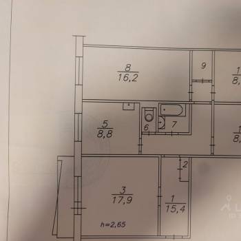 Продается Многокомнатная квартира, 82,7 м²