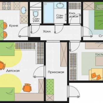 Сдается Многокомнатная квартира, 69 м²