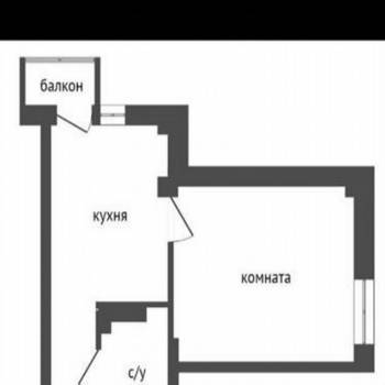 Сдается 1-комнатная квартира, 43 м²