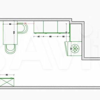 Сдается 1-комнатная квартира, 30 м²