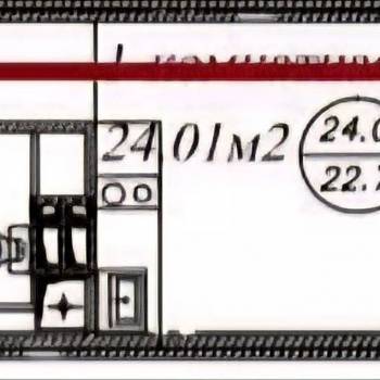 Продается 1-комнатная квартира, 21 м²