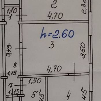 Продается 3-х комнатная квартира, 51,7 м²