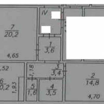Продается 2-х комнатная квартира, 57,3 м²
