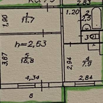 Продается 1-комнатная квартира, 40 м²
