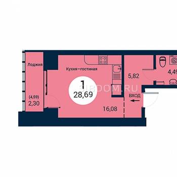 Сдается 1-комнатная квартира, 26 м²