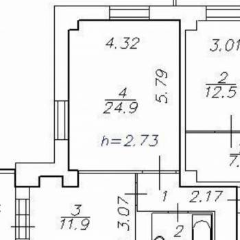 Сдается 1-комнатная квартира, 46,4 м²
