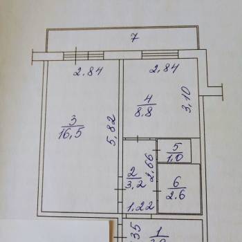 Сдается 1-комнатная квартира, 36 м²