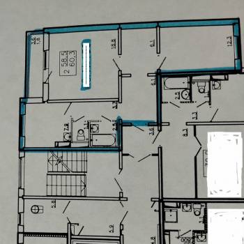 Продается 2-х комнатная квартира, 58,5 м²