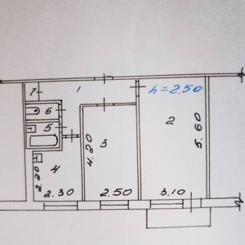 Продается 2-х комнатная квартира, 45 м²