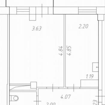 Сдается 1-комнатная квартира, 42 м²