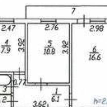 Продается 2-х комнатная квартира, 44,9 м²