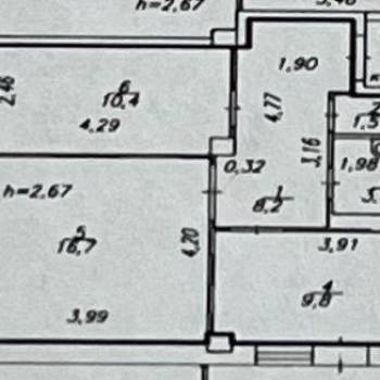 Продается 2-х комнатная квартира, 50,1 м²