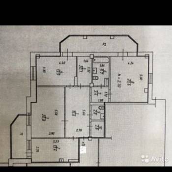 Продается 3-х комнатная квартира, 128 м²