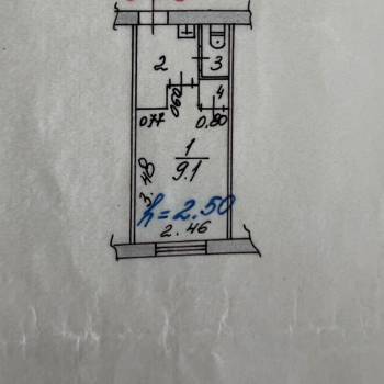 Продается 1-комнатная квартира, 13,5 м²