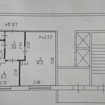 Продается 1-комнатная квартира, 27,2 м²