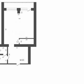 Продается 1-комнатная квартира, 71,3 м²