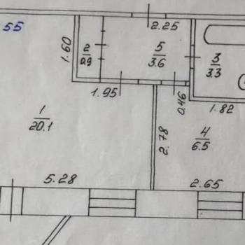 Продается 1-комнатная квартира, 35 м²