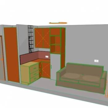 Сдается 1-комнатная квартира, 14 м²
