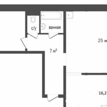 Продается 2-х комнатная квартира, 64,2 м²