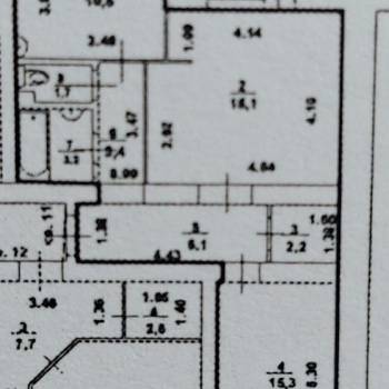 Сдается 2-х комнатная квартира, 60,6 м²