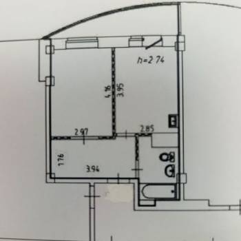 Сдается 1-комнатная квартира, 35,4 м²