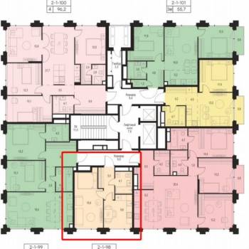 Продается 1-комнатная квартира, 36 м²