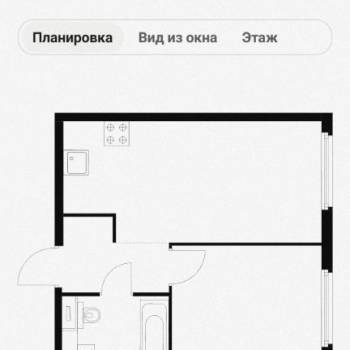 Сдается 1-комнатная квартира, 34 м²