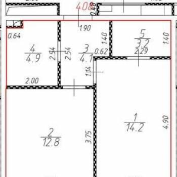 Сдается 2-х комнатная квартира, 40 м²