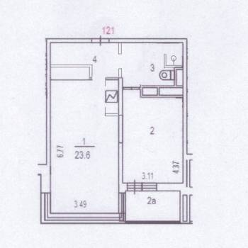 Сдается 2-х комнатная квартира, 51 м²