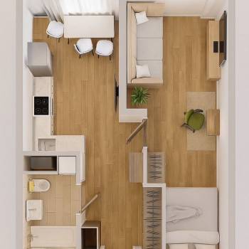 Сдается 1-комнатная квартира, 37,9 м²