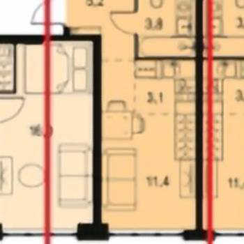 Продается 1-комнатная квартира, 23,5 м²